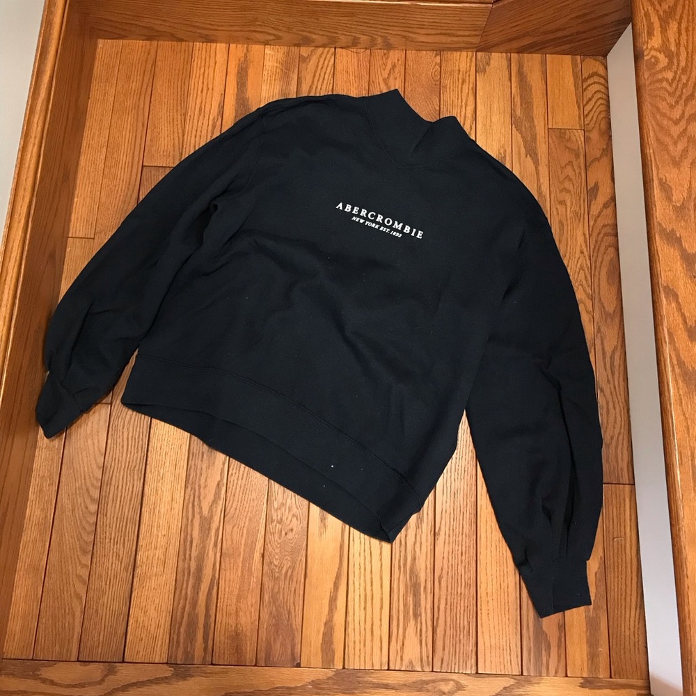 Abercrombie & Fitch Dark Navy Crewneck Sweater